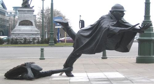 Trip a Statue