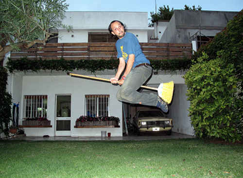 Flying on a Broomstick
